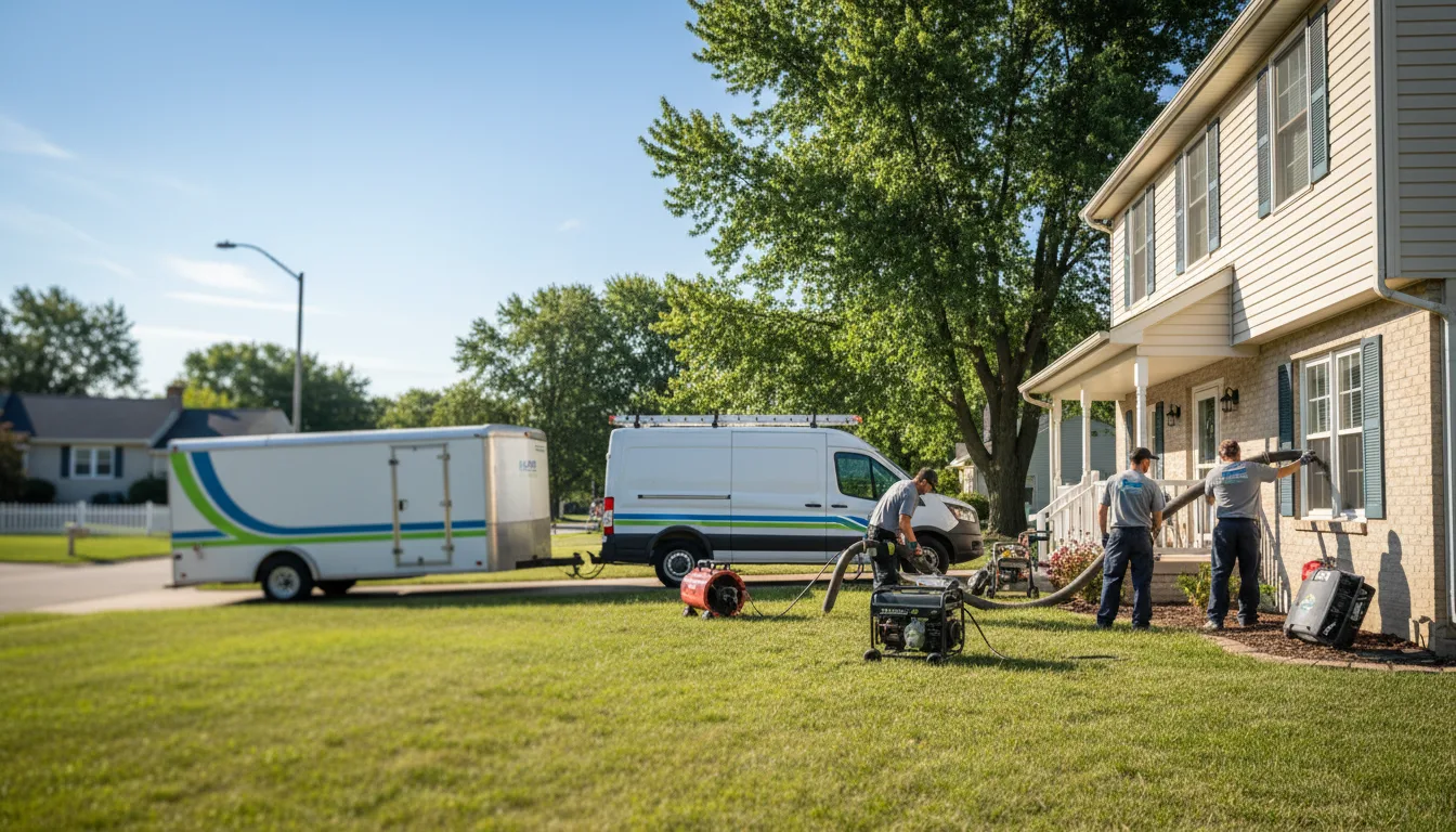 Flooded Basement Restoration And Cleanup With Repair in Richville, MN near me